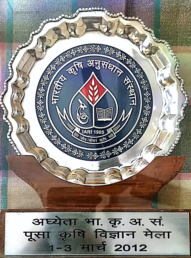 IARI Fellow Award, Pusa Krishi Vigyan Mela 2012